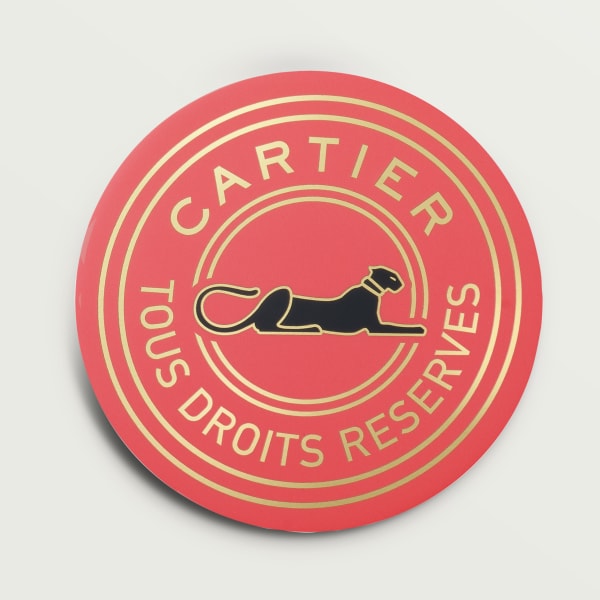 Set of six Cartier Characters coasters Acrylic