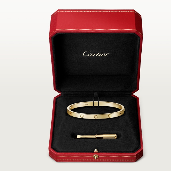 Love bracelet, medium model Yellow gold