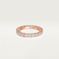 Cartier Destinée戒指，宽3.3毫米，铺镶钻石  玫瑰金，钻石