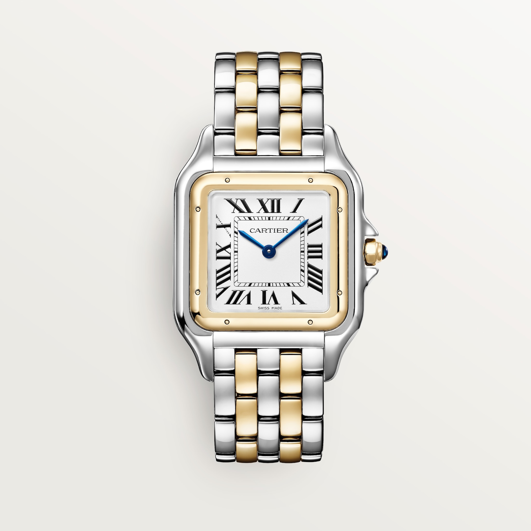 Panthère de Cartier watchLarge model, quartz, yellow gold, steel