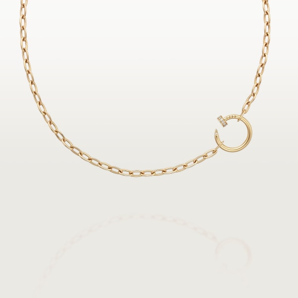 Juste un Clou necklace, diamonds Yellow gold, diamonds