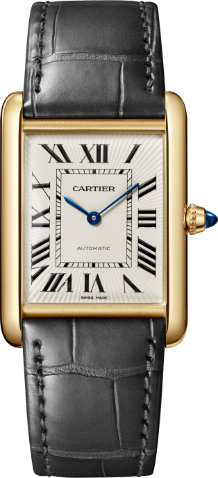Tank Louis Cartier watch Large model, automatic movement, yellow gold