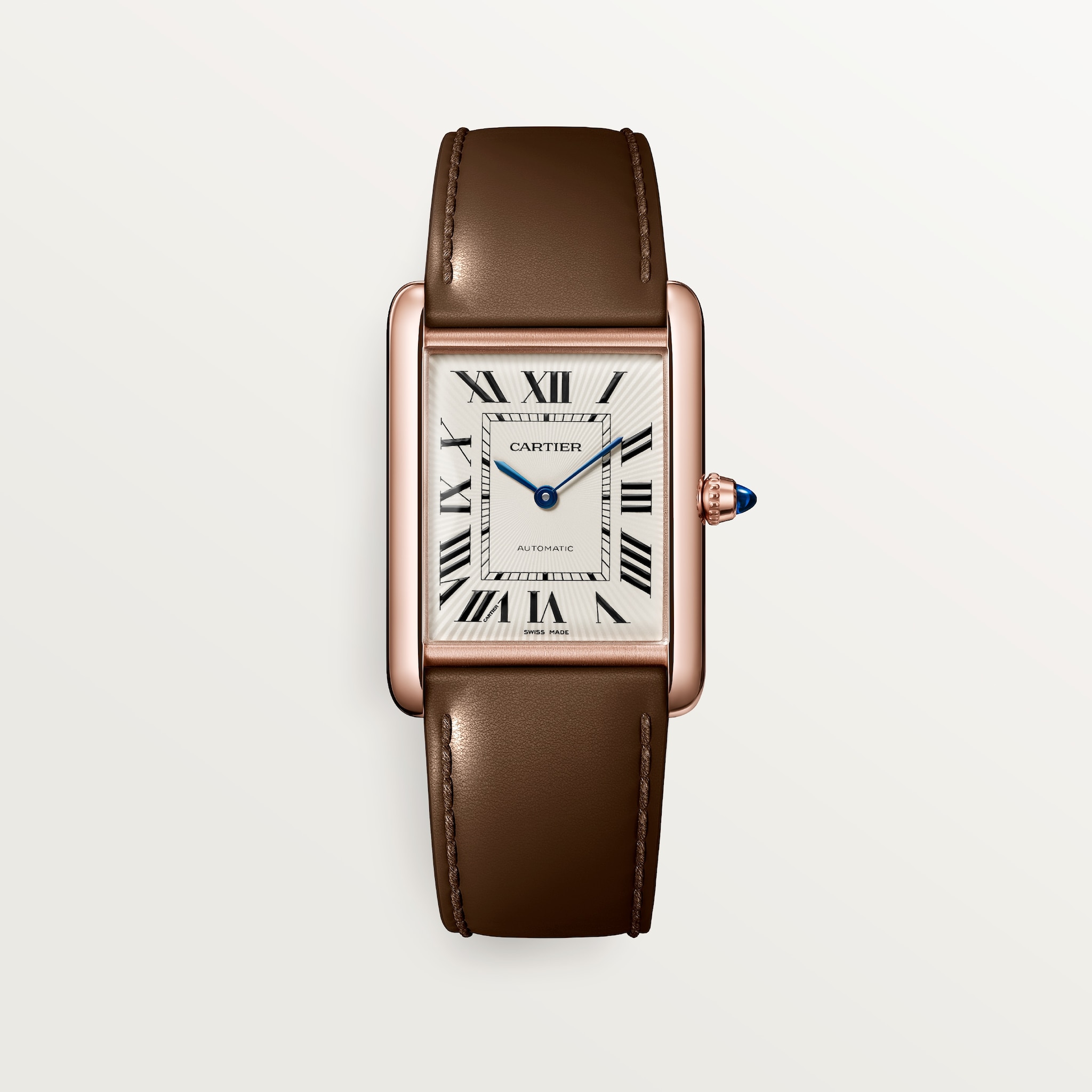 Tank Louis Cartier watchLarge model, automatic movement, rose gold