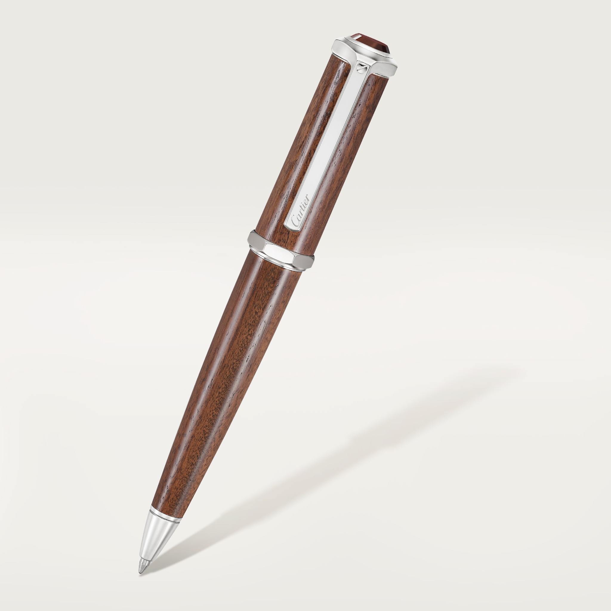 Santos-Dumont de Cartier penMetal, rosewood, palladium finish