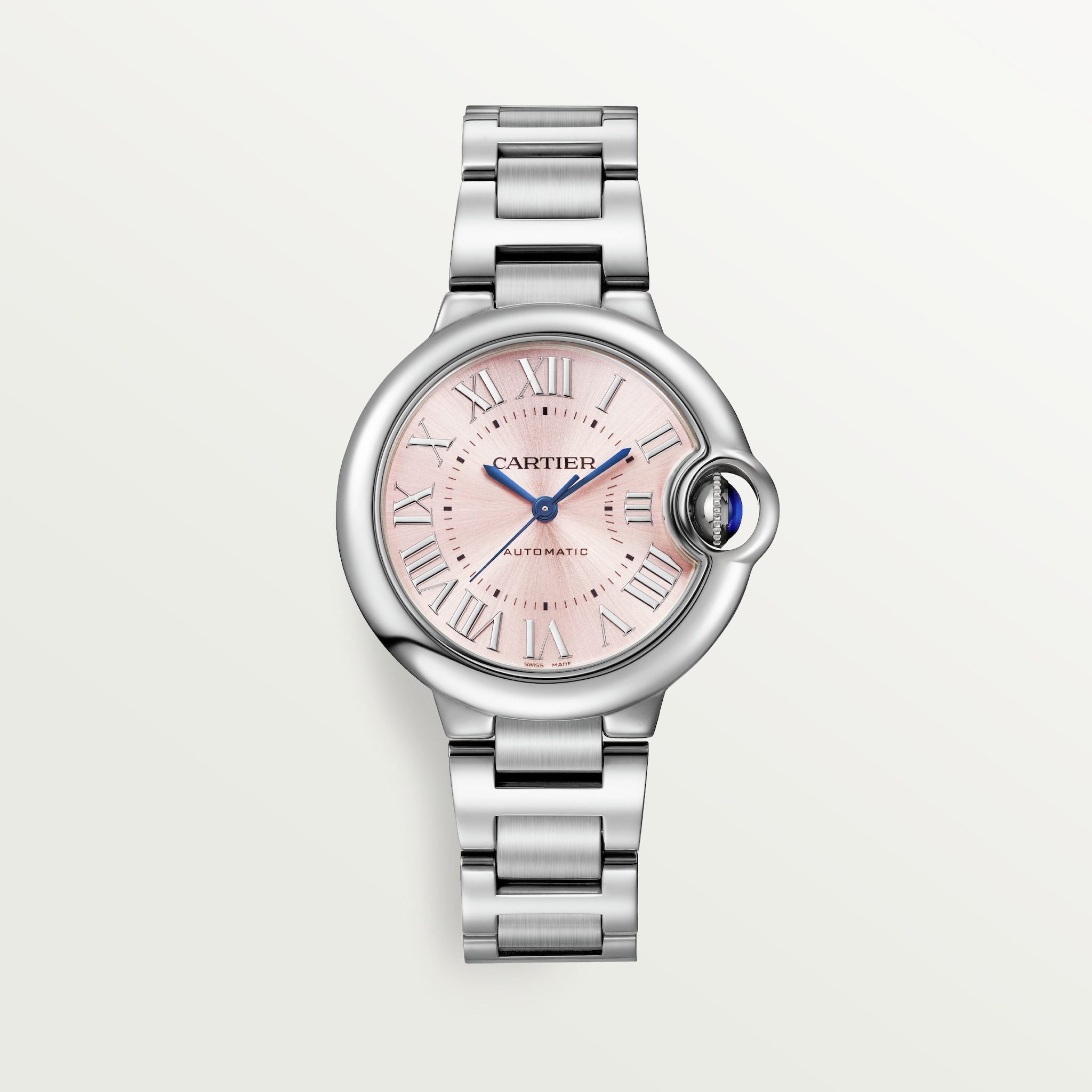 Ballon Bleu de Cartier watch33 mm, automatic mechanical movement, steel
