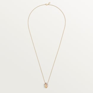 Trinity cushion pendant  White gold, yellow gold, rose gold