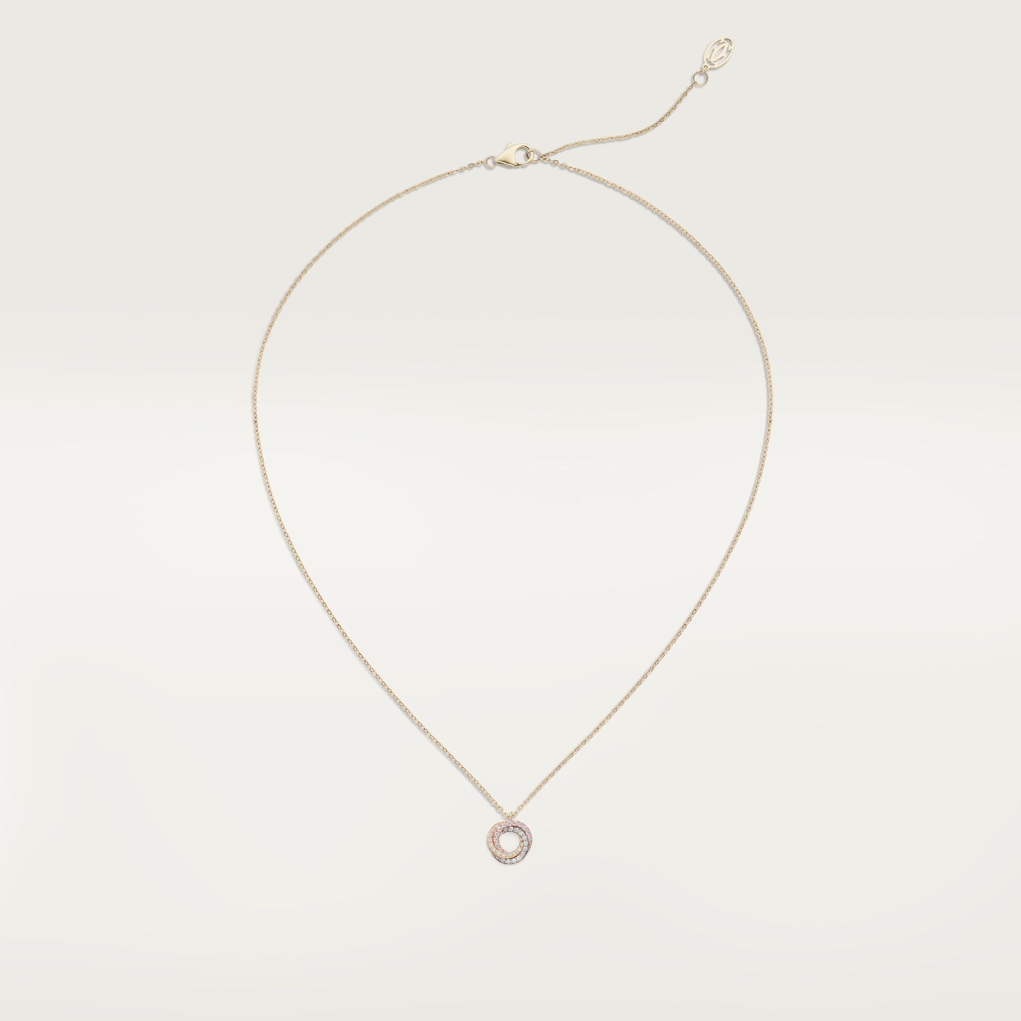 Trinity necklaceWhite gold, yellow gold, rose gold