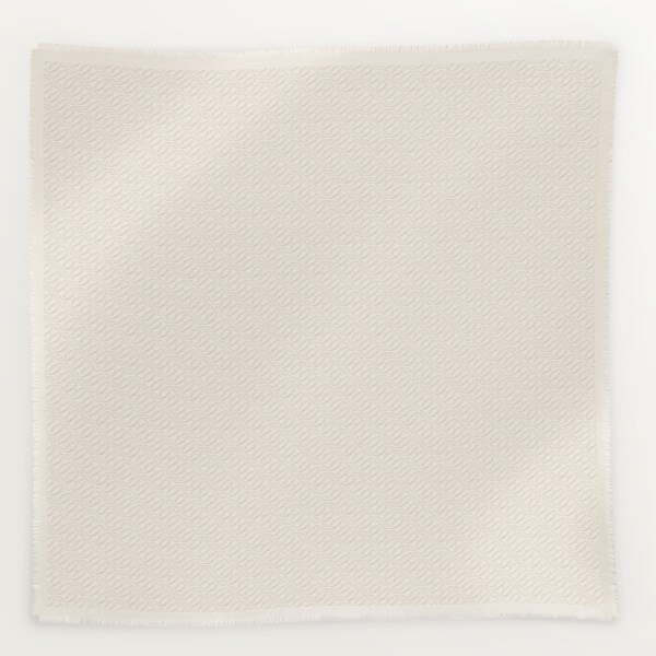 C de Cartier shawl Wool and silk