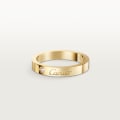 C de Cartier wedding ring, width 3 mm, 1 diamond Yellow gold, diamond