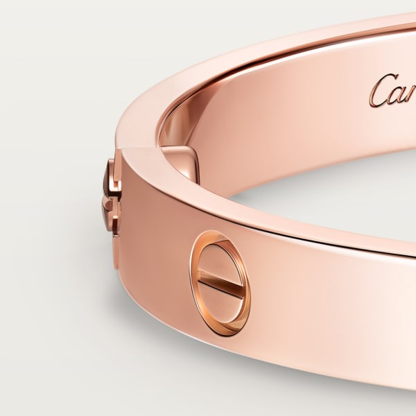 CRB6069917 LOVE bracelet classic model 4 diamonds Rose gold diamonds Cartier