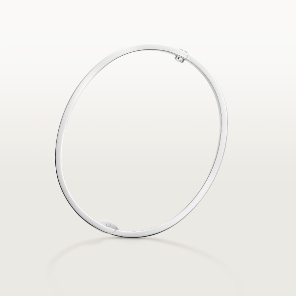 Love bracelet, medium model, paved White gold, diamonds