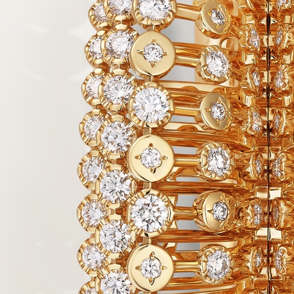 Cartier Libre Polymorph bracelet, transformable, diamonds Yellow gold, diamonds
