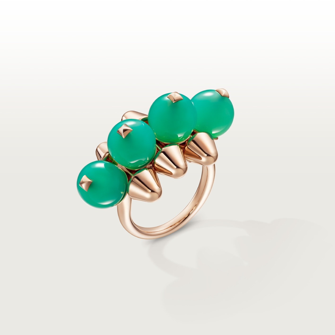Clash de Cartier ringRose gold, chrysoprase