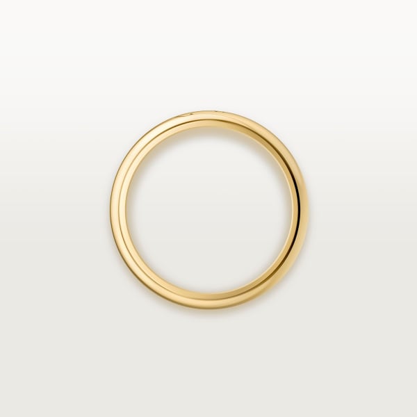 C de Cartier wedding band, 3 mm width Yellow gold