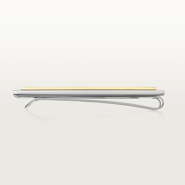 C de Cartier motif money clip Stainless steel, palladium finish