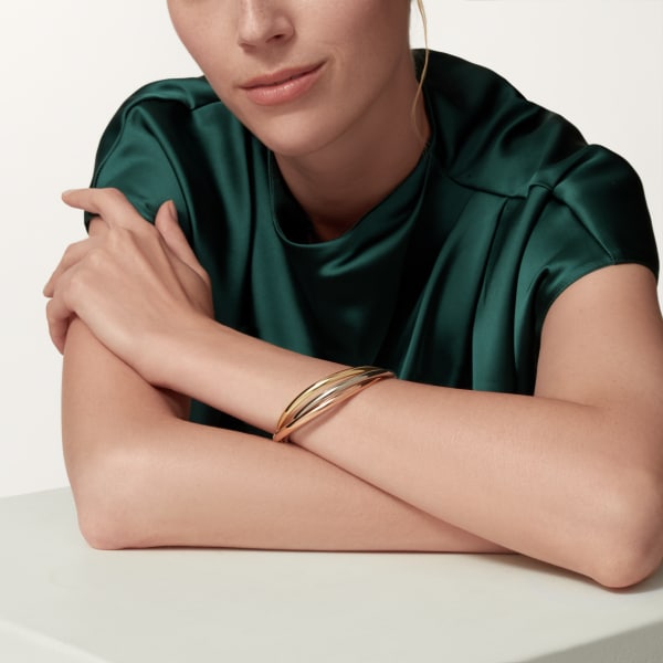 Trinity bracelet, classic model White gold, yellow gold, rose gold