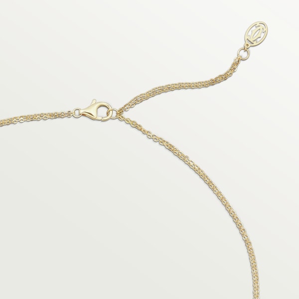 Trinity necklace, mini model  White gold, yellow gold, rose gold