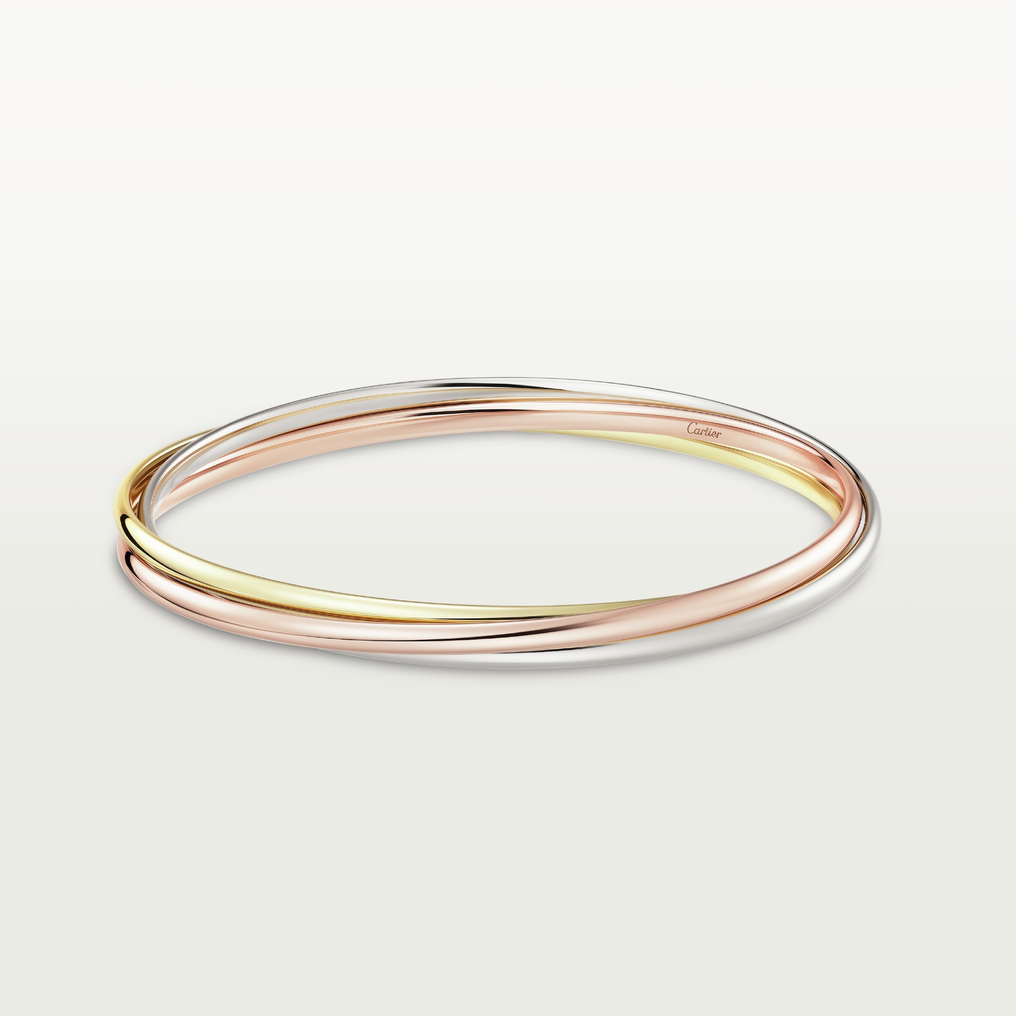 Trinity braceletWhite gold, rose gold, yellow gold