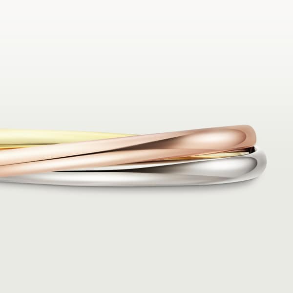 Trinity bracelet, classic model White gold, yellow gold, rose gold