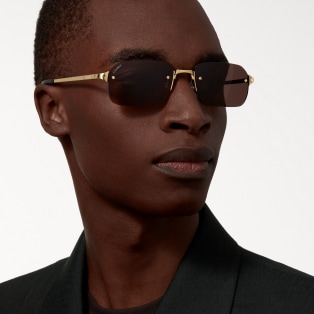 CRESW00676 Santos de Cartier Sunglasses Smooth and brushed