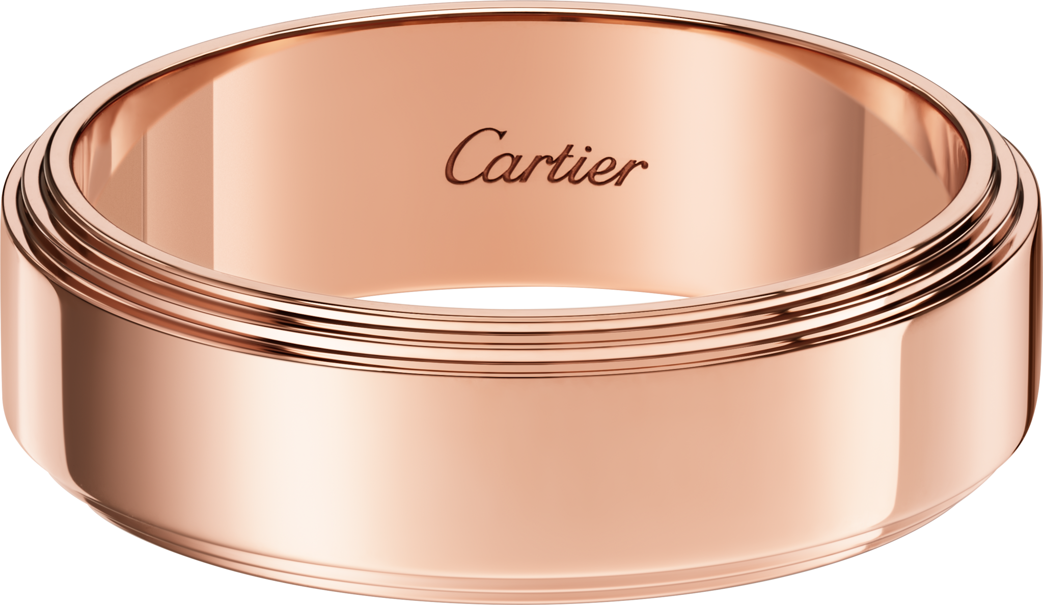 Cartier d'Amour wedding ring, 6 mm widthRose gold.