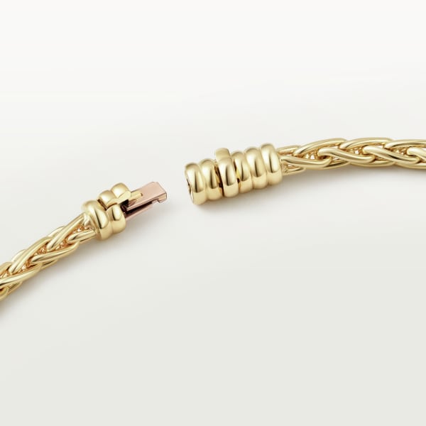 Grain de Café necklace Yellow gold, diamond