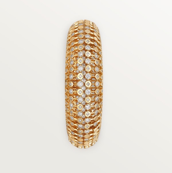 Cartier Libre Polymorph bracelet, transformable, diamonds Yellow gold, diamonds