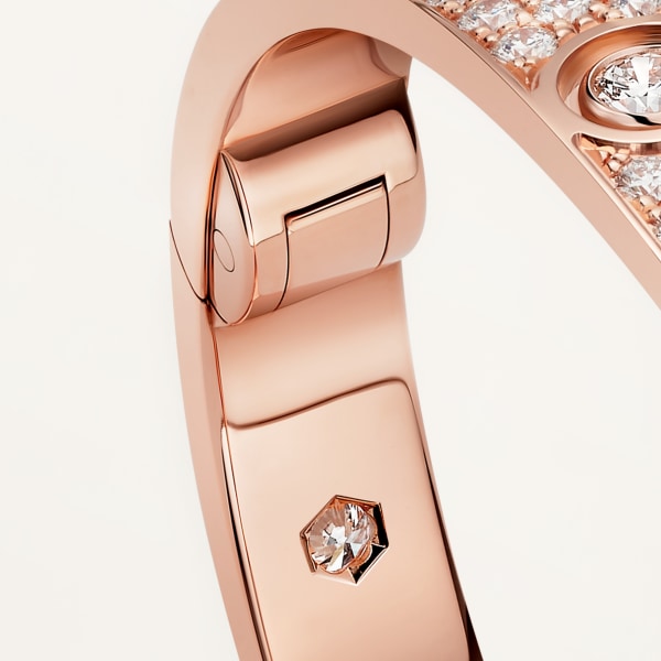 Love bracelet, classic model, paved, 10 diamonds Information not available