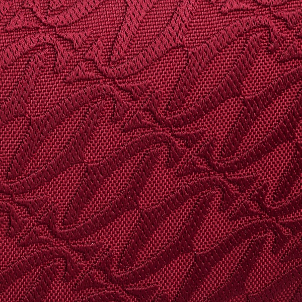 Hobo bag, C de Cartier Cherry red textured calfskin, embroidery, golden finish