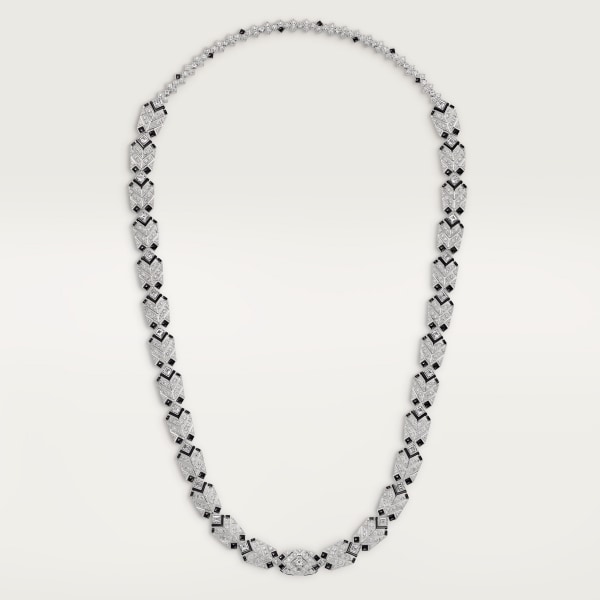 Polymorph necklace White gold, onyx, diamonds
