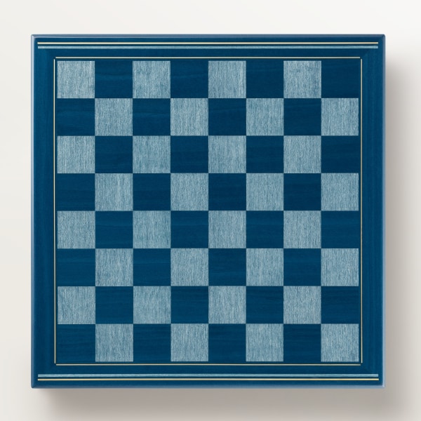 Cartier Géométrique Chess Set Lacquered wood, golden transfers