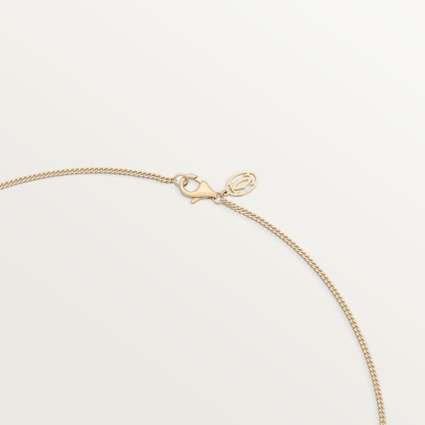 Trinity cushion pendant  White gold, yellow gold, rose gold