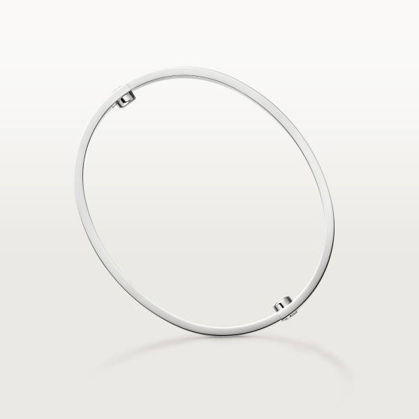 Love bracelet, classic model, brushed  White gold, brushed finish