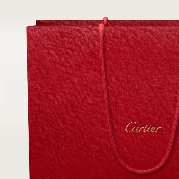 小号款手袋，Panthère de Cartier卡地亚猎豹 花瓣粉色小牛皮，浮雕“Cartier”标识，镀金饰面