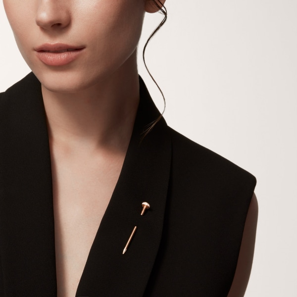 Juste un Clou tie pin Rose gold, diamonds