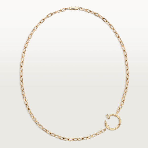 Juste un Clou necklace, diamonds Yellow gold, diamonds