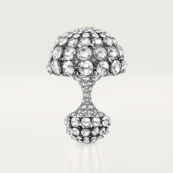 Cartier Libre Polymorph ring, diamonds White gold, diamonds