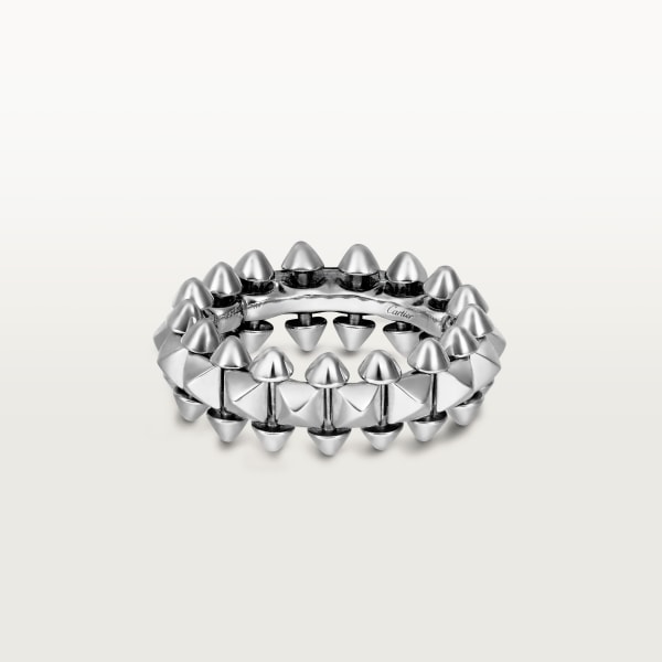 Clash de Cartier ring Medium Model Rhodium-finish white gold
