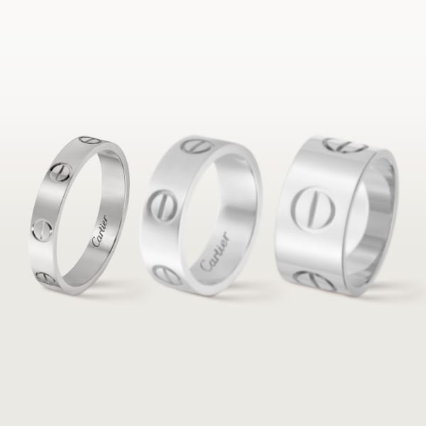 Love ring, small model White gold