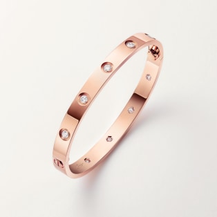 Love bracelet 10 diamonds deals