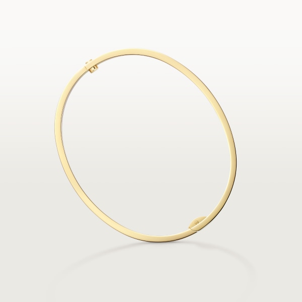 Love bracelet, classic model, 10 diamonds, one screw closure Yellow gold, diamonds