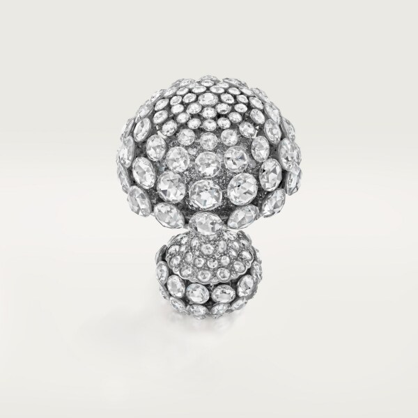 Cartier Libre Polymorph ring, diamonds White gold, diamonds
