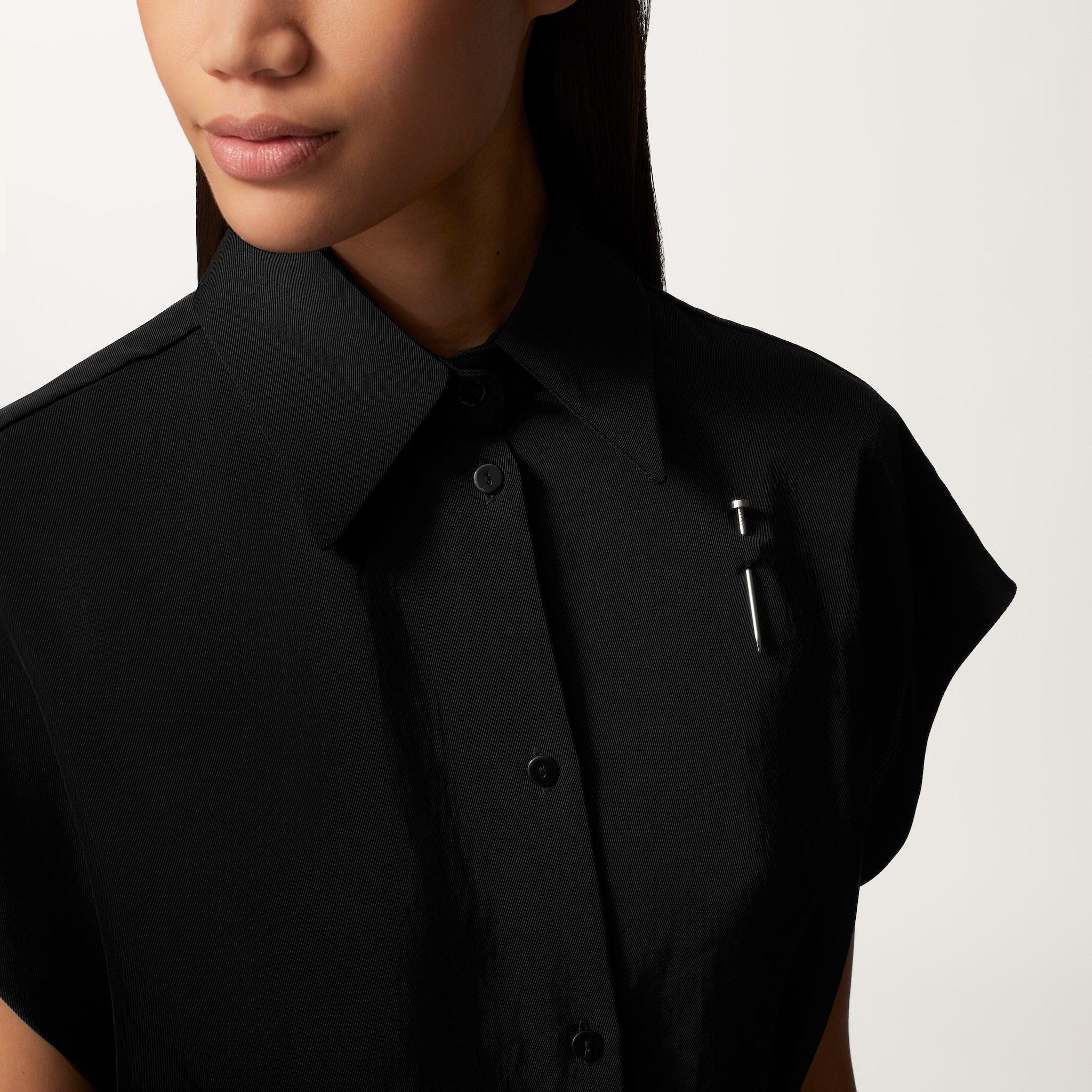Juste un Clou tie pinWhite gold