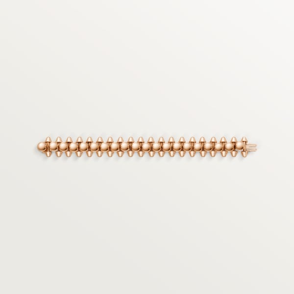 Clash de Cartier bracelet, flexible, extra-large model Rose gold