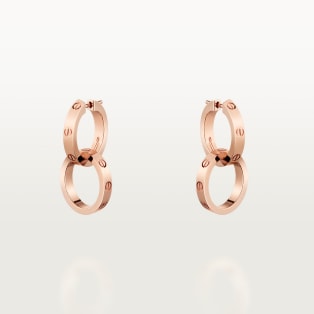 <span class='lovefont'>A </span> earrings, transformable Rose gold