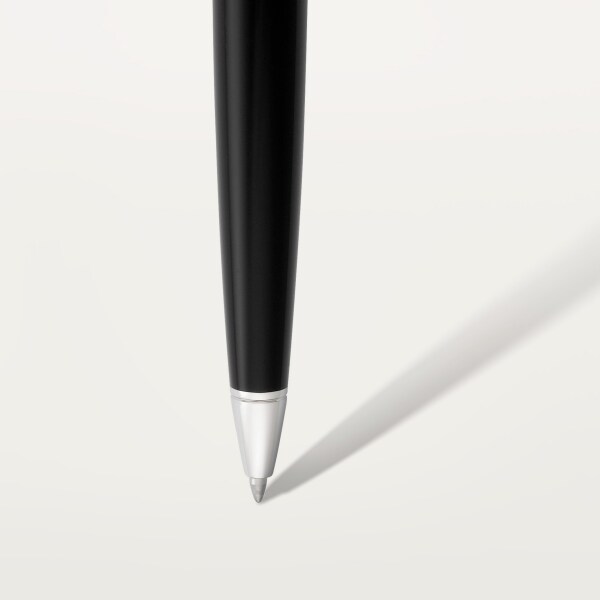 R de Cartier ballpoint pen Engraved metal, composite, palladium finish