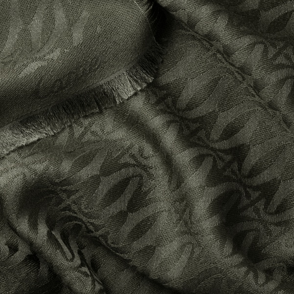 C de Cartier shawl Green tea wool and silk