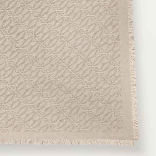 C de Cartier shawl Wool and silk