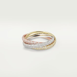 Cartier tri color wedding band best sale