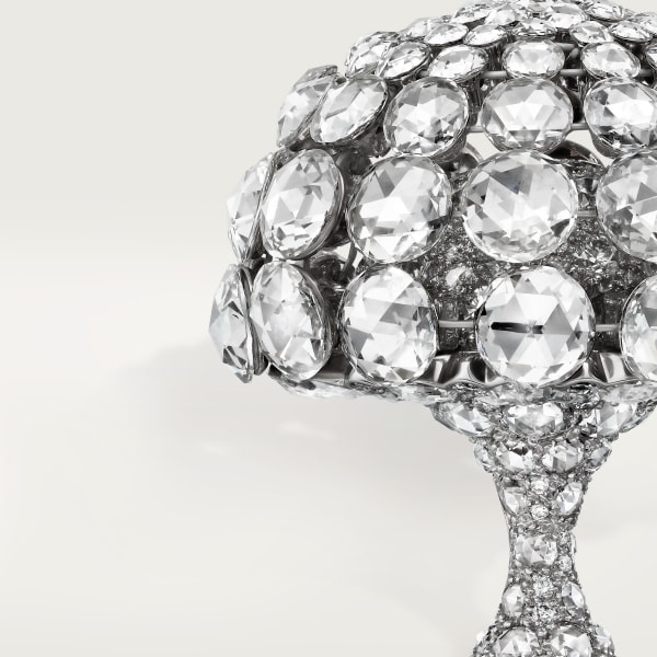Cartier Libre Polymorph ring, diamonds White gold, diamonds